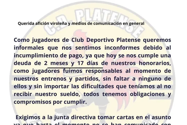 Vía X: Jugadores de Platense