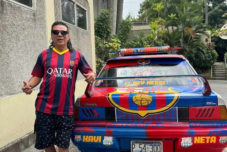 Samuel Velásquez y el "Rey Messi"