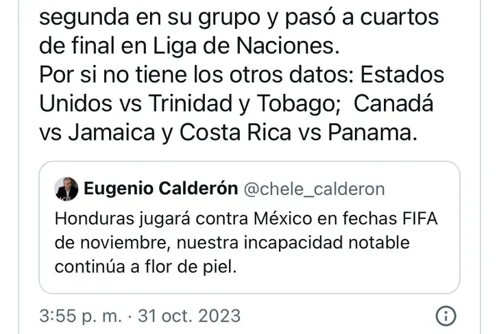 Vía "X" (antes conocida como twitter)