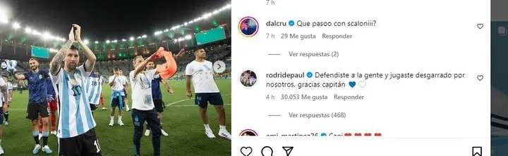 Vía Instagram: Leo Messi/Rodrigo De Paul