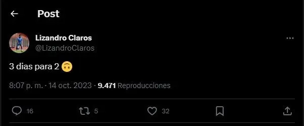 Vía Twitter