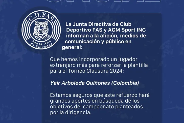 Vía X: CDeportivo FAS