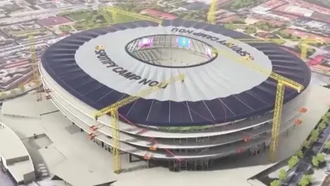 El nuevo camp nou, vía X del FC Barcelona