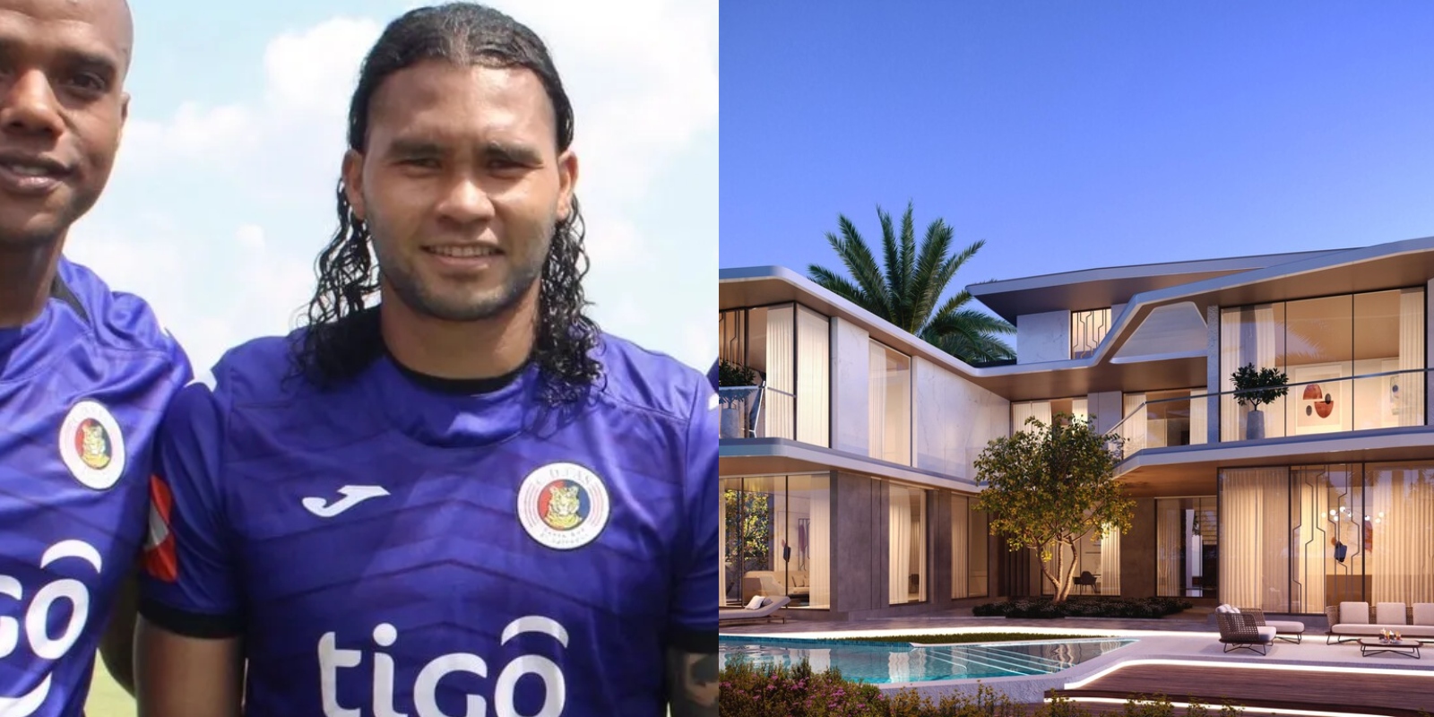 Carlos ‘Gullit’ Peña vivía en una casa valorada en 150 mil dólares y la mansión en la que vive actualmente en Dubai