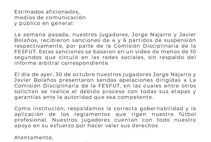 Vía X (antes conocido como Twitter) Once Deportivo