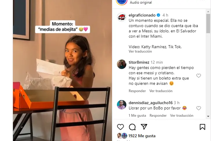 Captura de Instagram