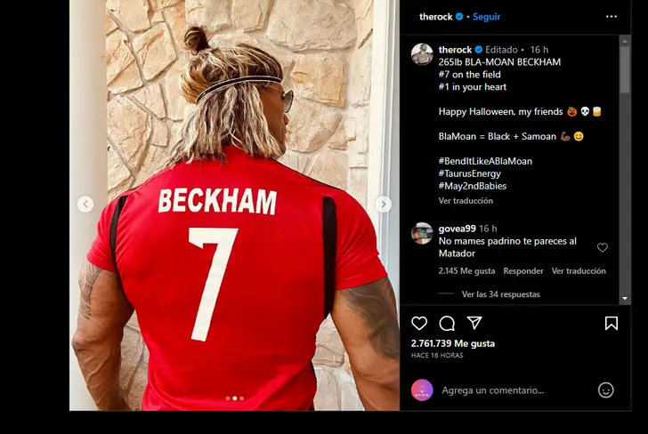 Vía Instagram: The Rock