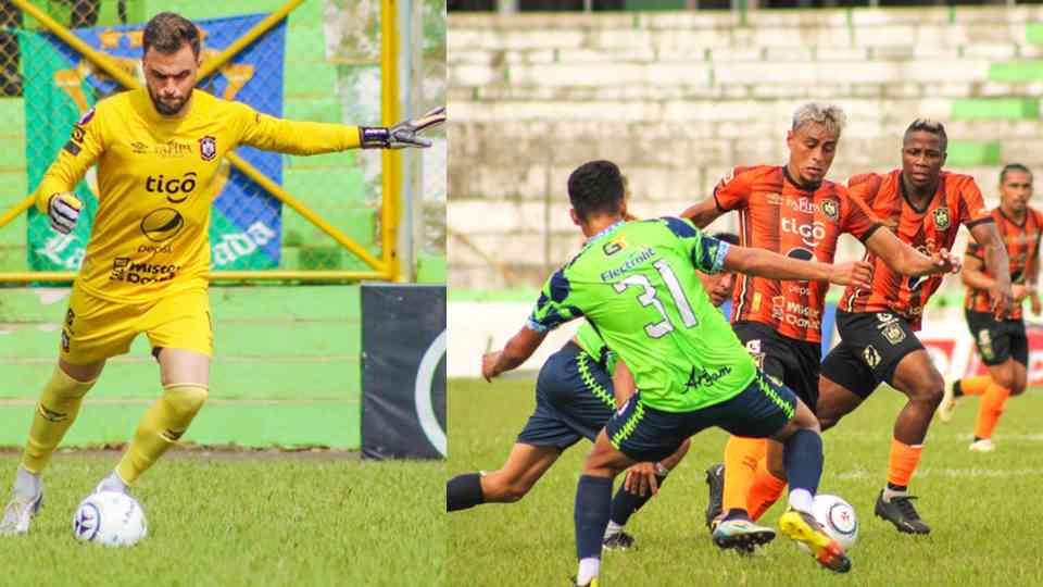 Al portero de Águila no le gustó el desempeño de sus compañeros en defensa.