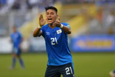 Bryan Tamacas, jugador de la selección de El Salvador.
