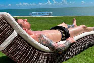 El argentino se ve cómodo en Miami, donde está jugando con su equipo y ya ganó un título con ellos, el 27 de este mes, va por otro más