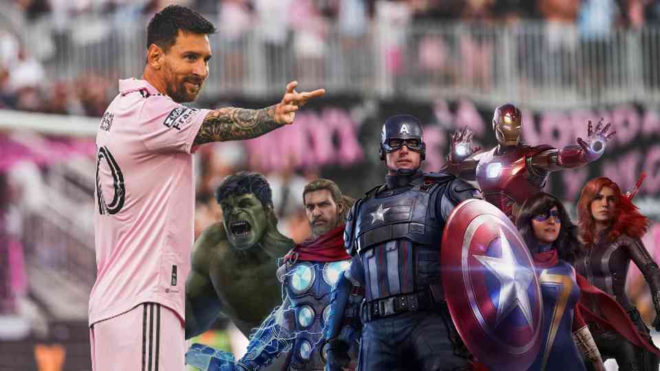 El motivo de los festejos de Messi y no es por ser fans de los Avengers