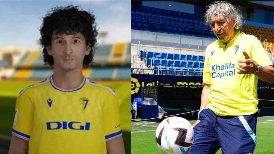 El Cádiz FC rinde un homenaje al exfutbolista salvadoreño creando un clon digital.