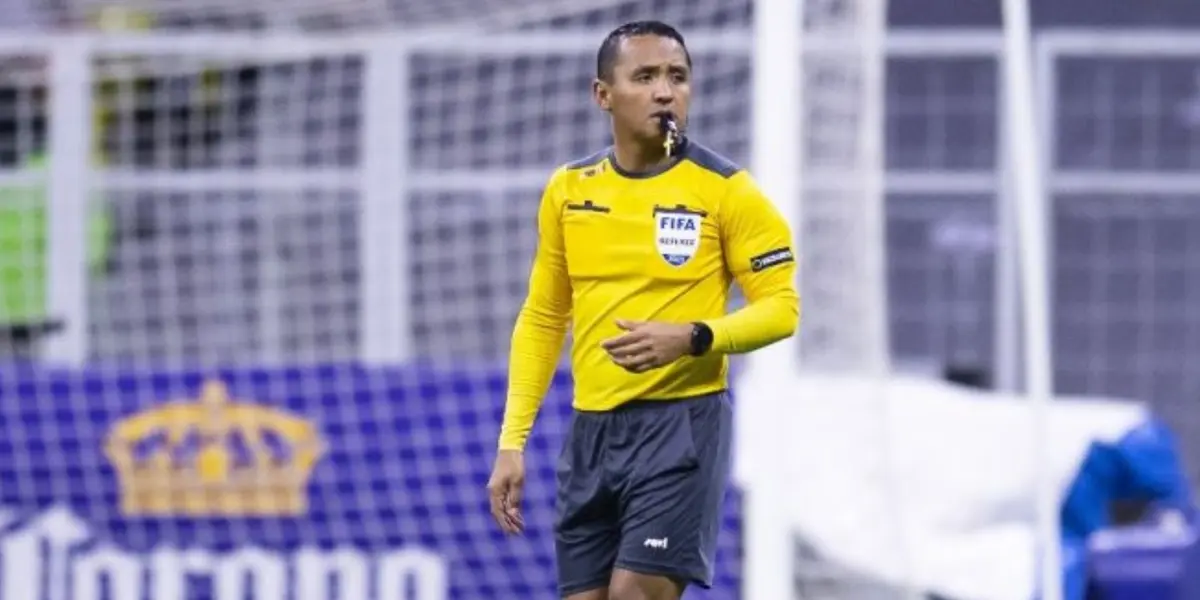 El central salvadoreño participó por cuarta vez en la designación arbitral en el fútbol árabe, pitándole al equipo de Cristiano Ronaldo