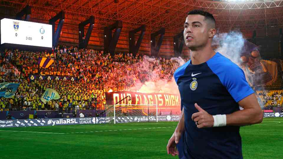 El delantero portugués no ha tenido el mejor arranque de temporada en la liga saudí.