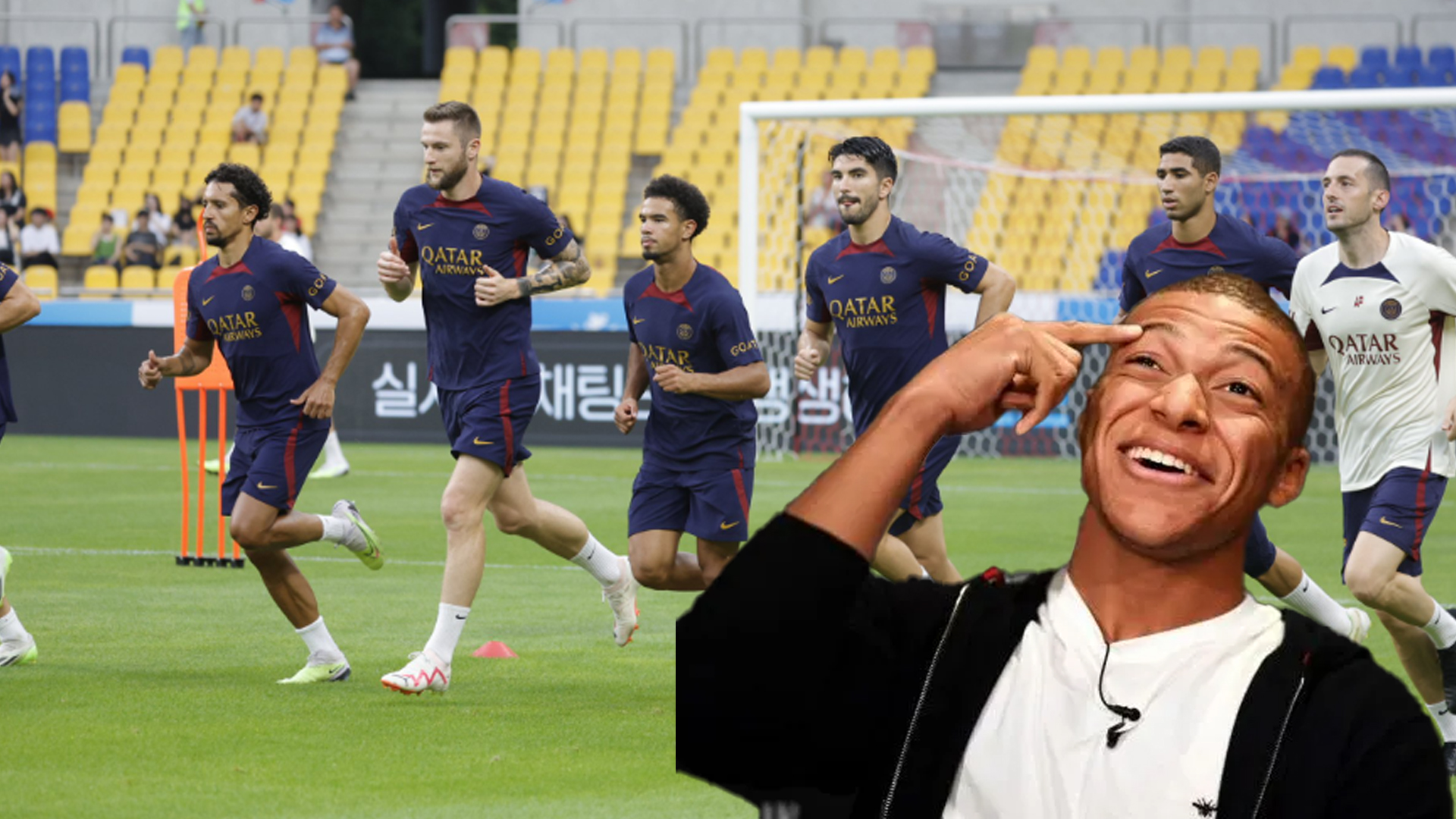 El equipo parisino culmina en las próximas horas su travesía por Asia en donde el gran ausente fue el delantero francés.