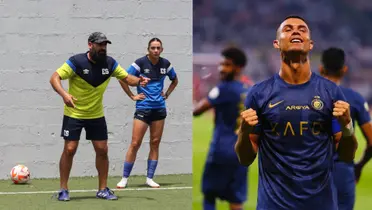 Eric Acuña lleva a Cristiano Ronaldo a los entrenos de la Selecta Femenina