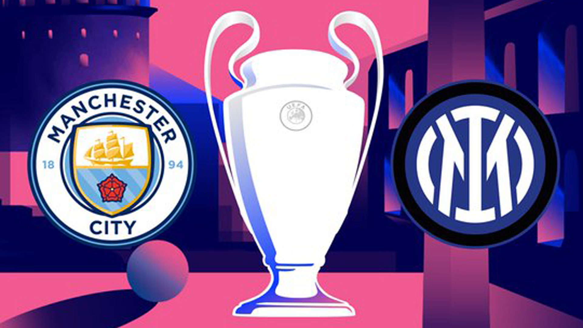 El Manchester City y el Inter de Milán disputan hoy la final de la Champions League.