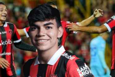 El mediocampista salvadoreño ingresó en los últimos cinco minutos del partido que los rojinegros disputaron ante el Deportivo Cartaginés