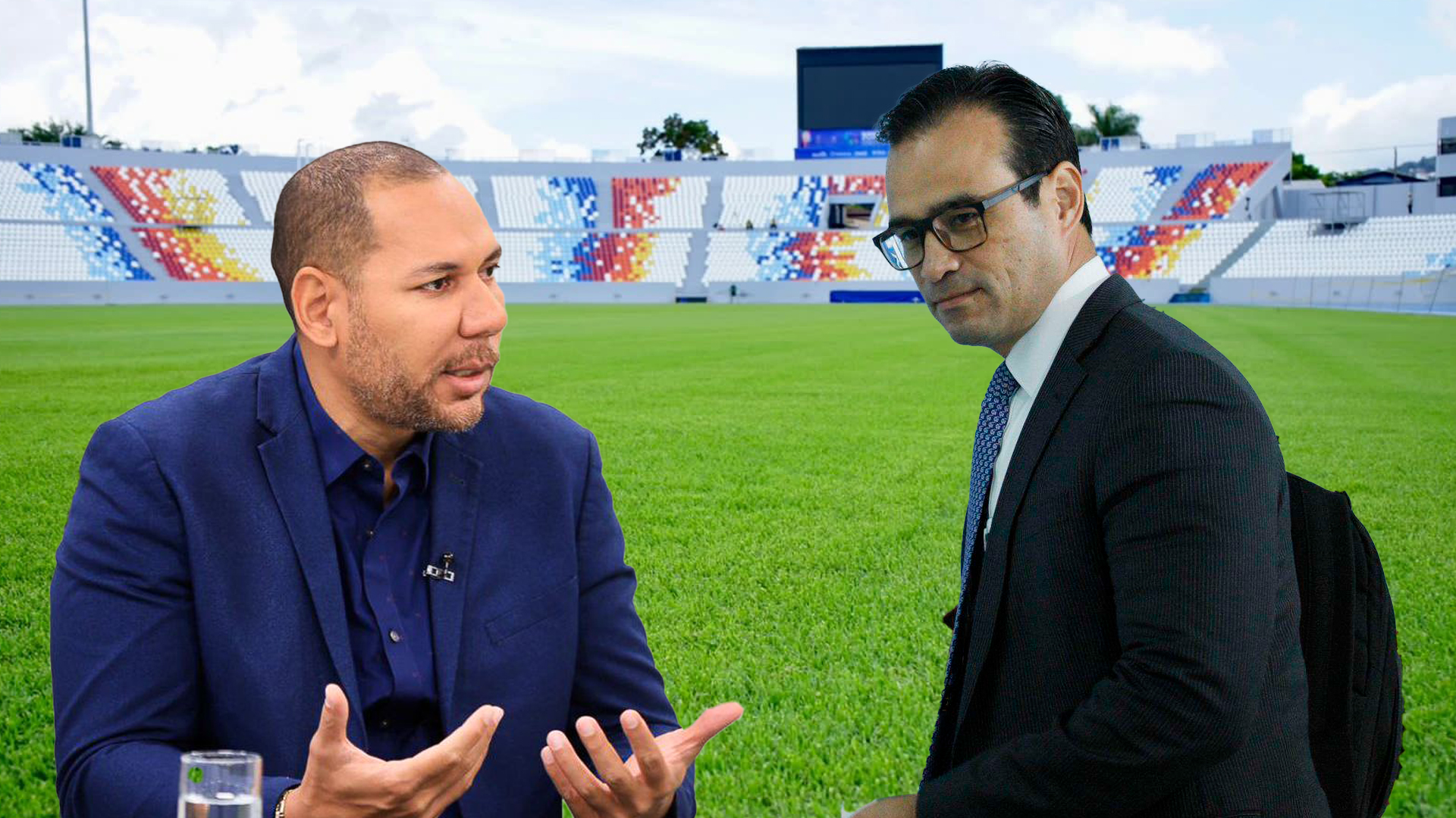 El presidente del INDES habló sobre los avances en el estadio Mágico González.