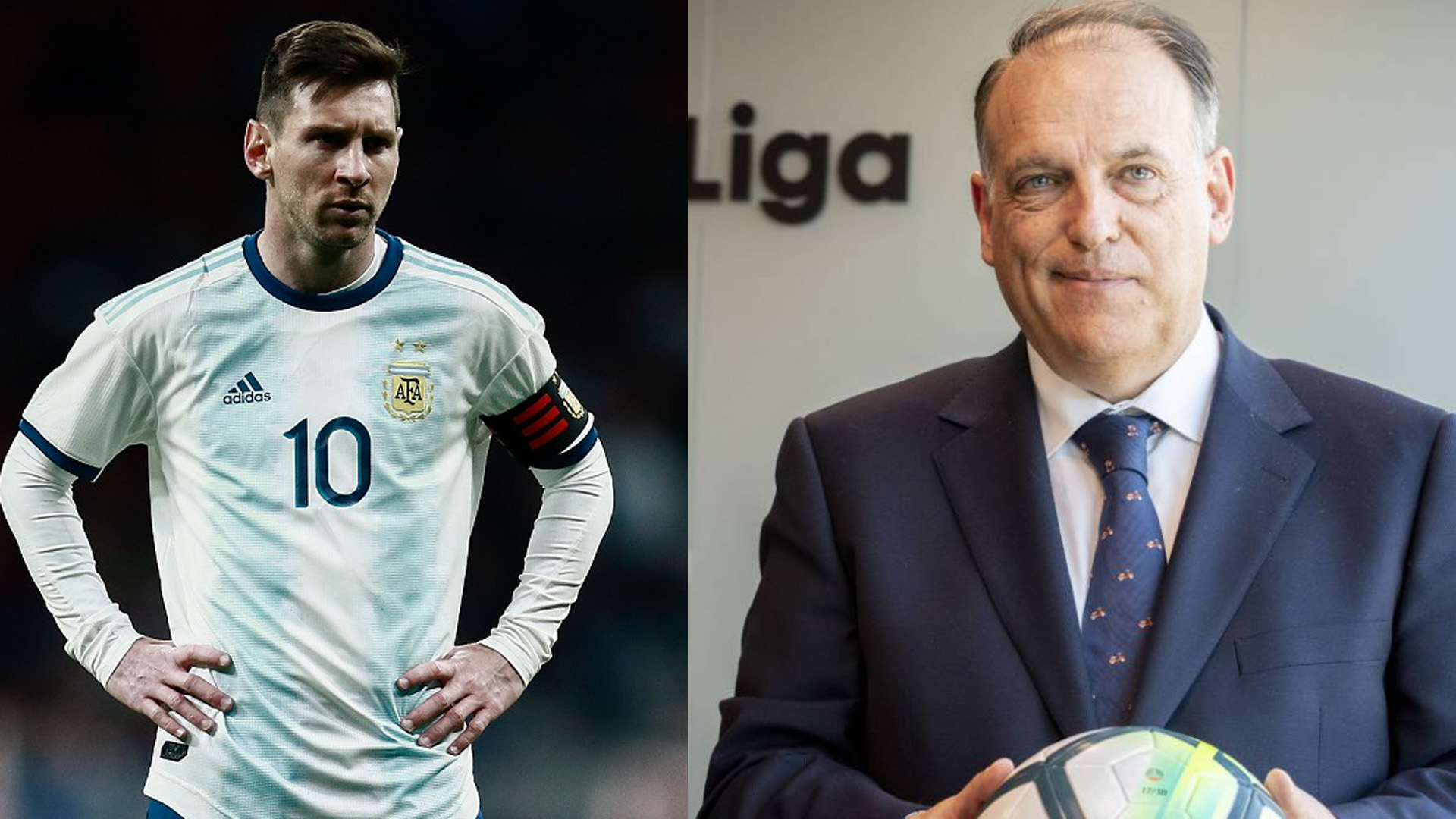 El presidente de LaLiga no escapa de las polémicas y ahora se volvió a ver involucrado en otra.