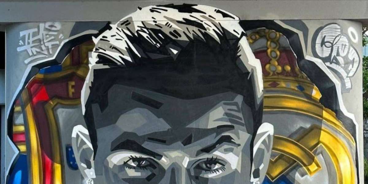El espectacular mural que le han hecho a esta estrella del fútbol mundial