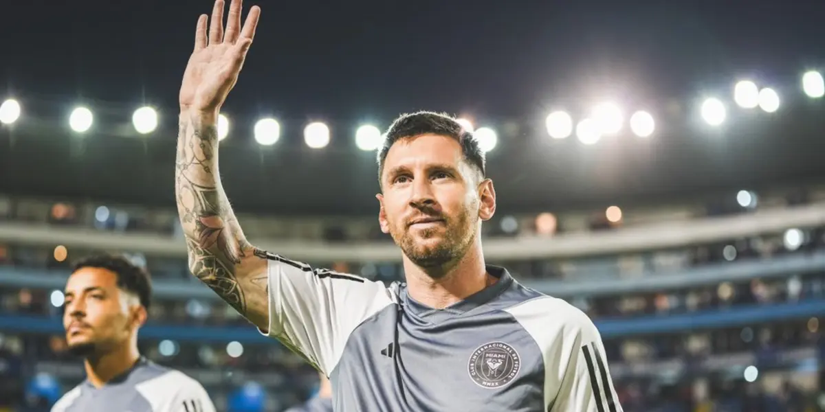 El resultado no fue el que esperaba la hinchada, pero lo atractivo era ver al astro argentino