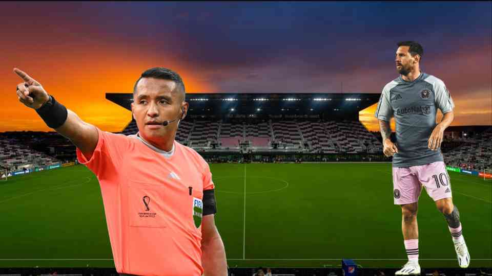 El salvadoreño fue el árbitro principal del partido Inter Miami-Orlando City.