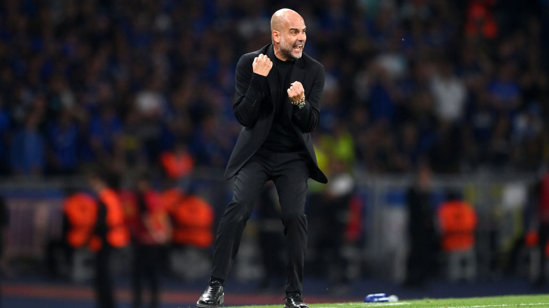 El técnico catalán ganó hoy la Champions League con el Manchester City.