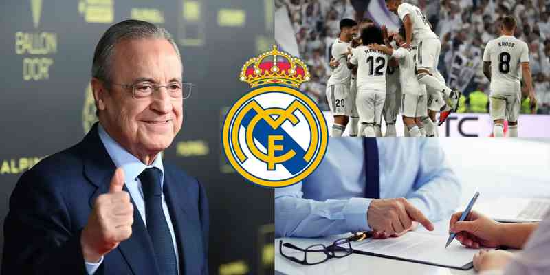Florentino firma al nuevo líder madridista