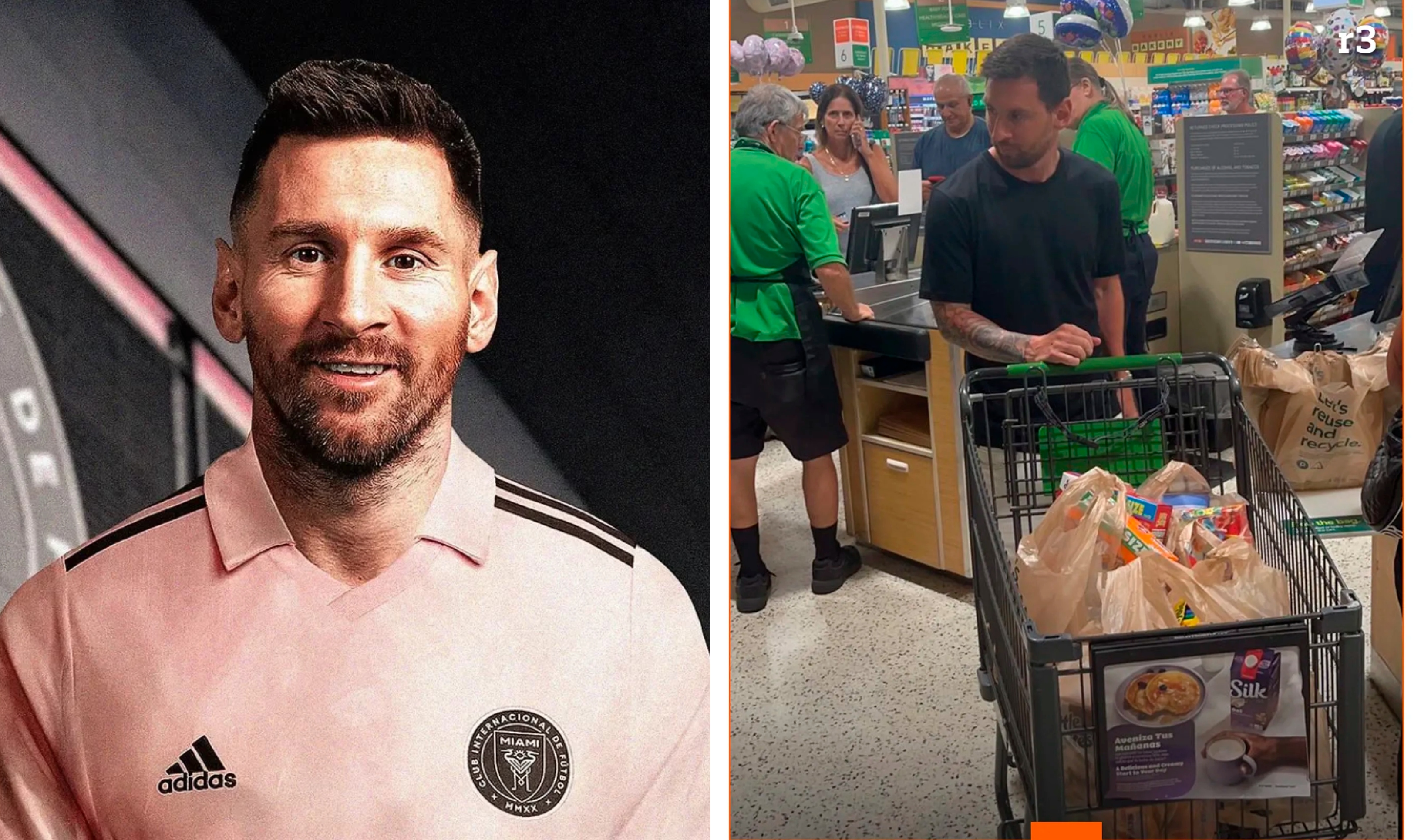 Furor por Messi en Miami, la foto viral que se filtró haciendo las compras.