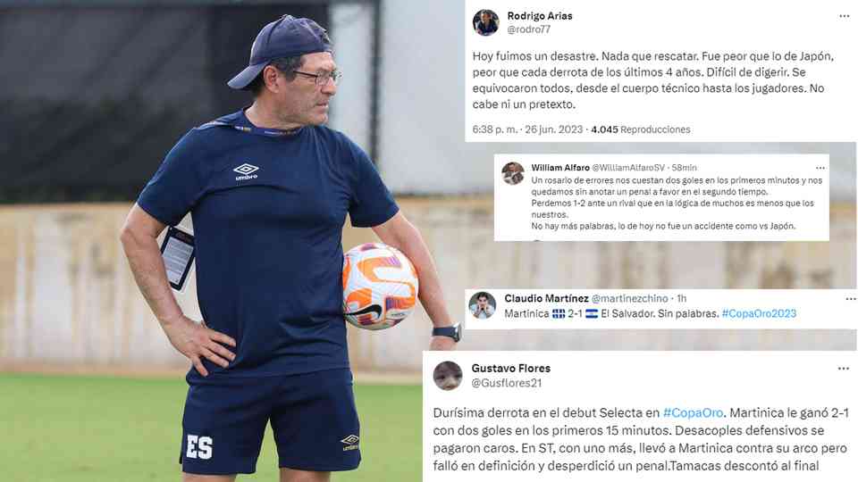 La derrota ante Martinica ha generado todo tipo de críticas contra la Selecta