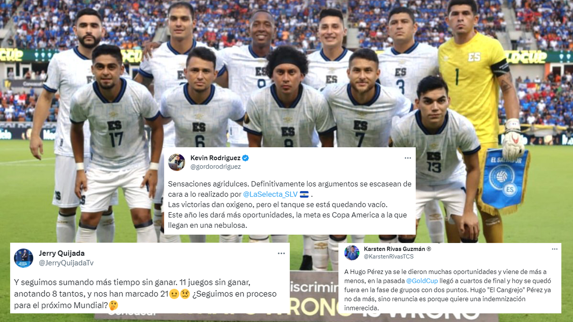 La Selecta falló en su misión de clasificar a los cuartos de final de la Copa Oro.