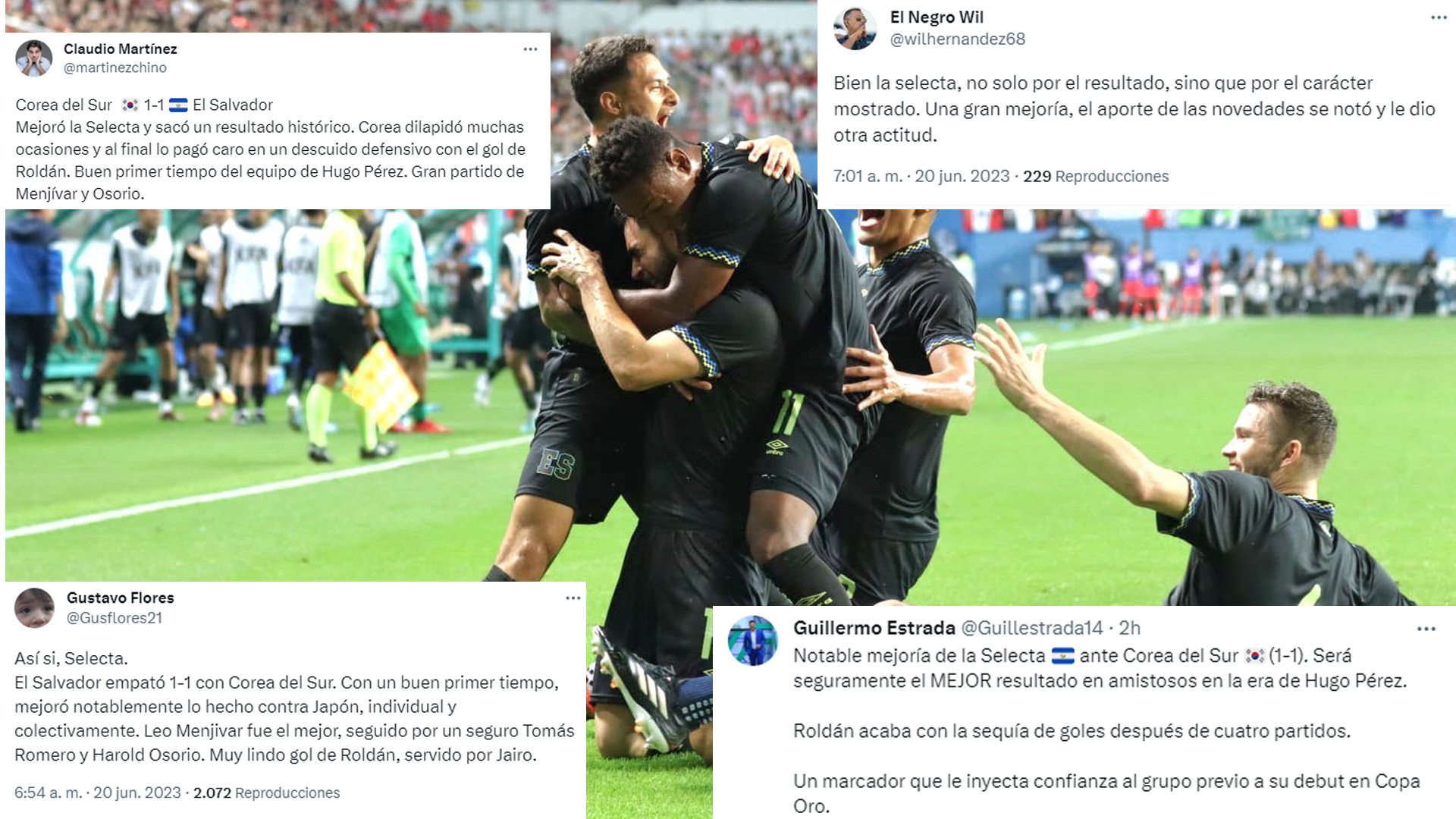 Las reacciones tras el empate que obtuvo hoy la Selecta ante Corea del Sur no se hicieron esperar.