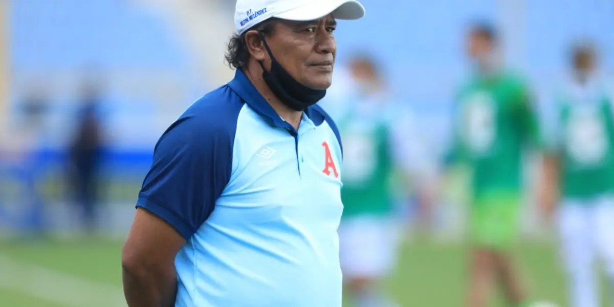 Milton Meléndez, entrenador de Alianza.