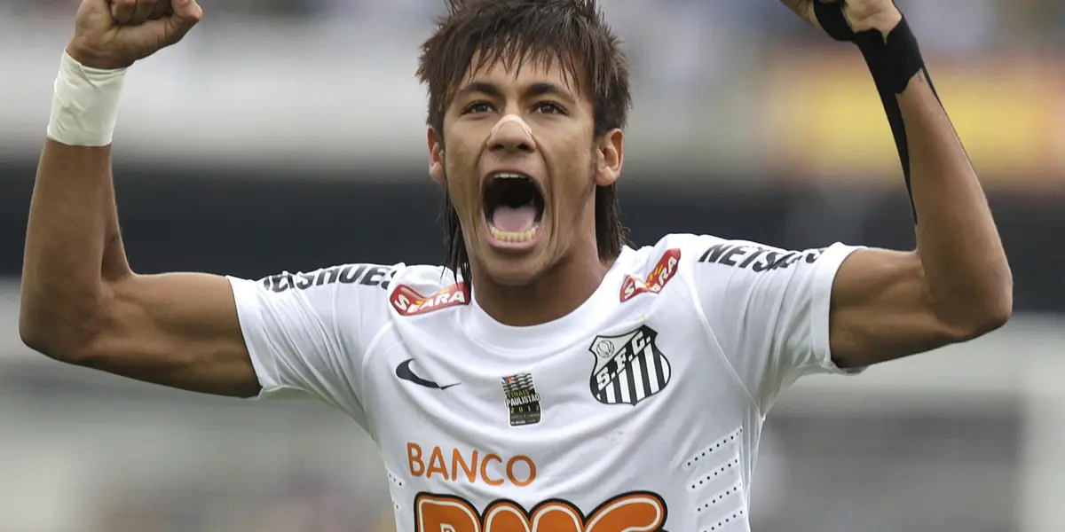 Neymar lo ganó todo con el Santos, incluyendo una Copa Libertadores.
