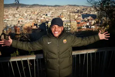 Vitor Roque sumó su primer entrenamiento.